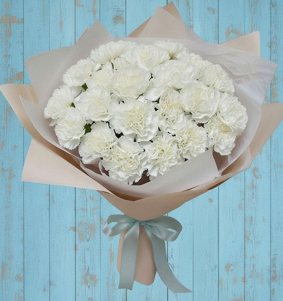 Букет цветов из: Гвоздики в Кольцово Свердловская область