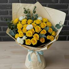 Букет цветов из:  Розы в Кольцово Свердловская область