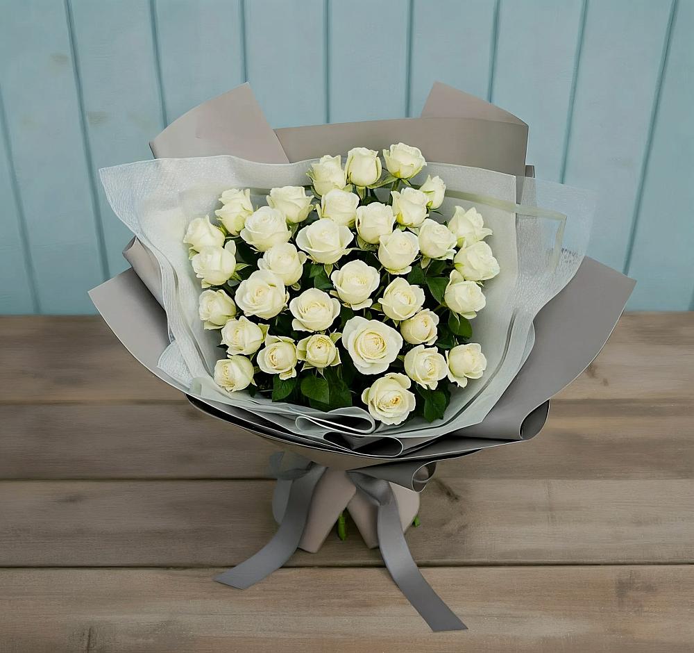 Букет Белоснежная нежность в Кольцово Свердловская область