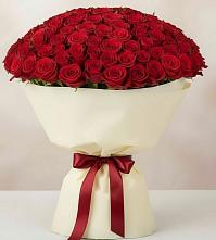 Букет 101 Красная роза Милано в Кольцово Свердловская область