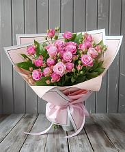 Букет Розовый кустик в Кольцово Свердловская область