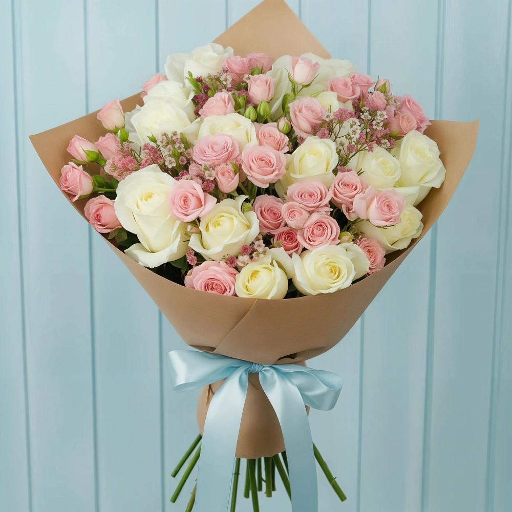 Букет цветов из: Розы в Кольцово Свердловская область