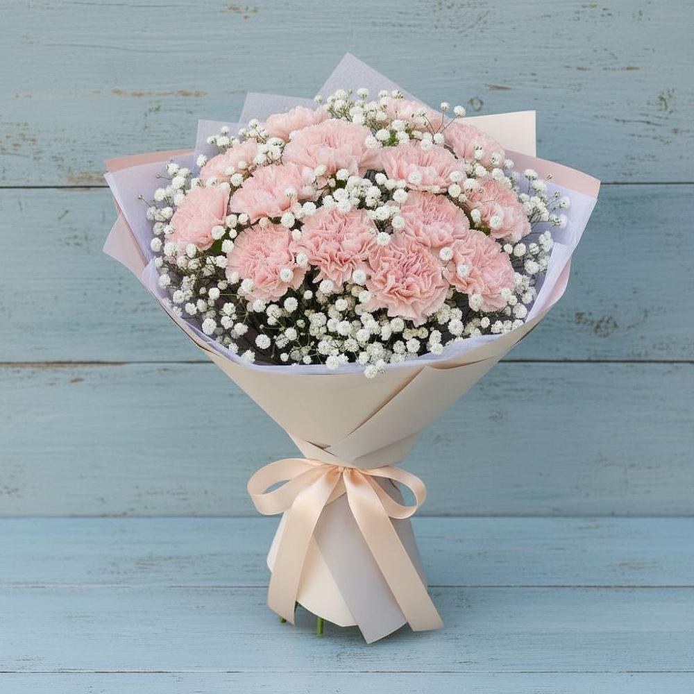 Букет цветов из: Гвоздики в Кольцово Свердловская область