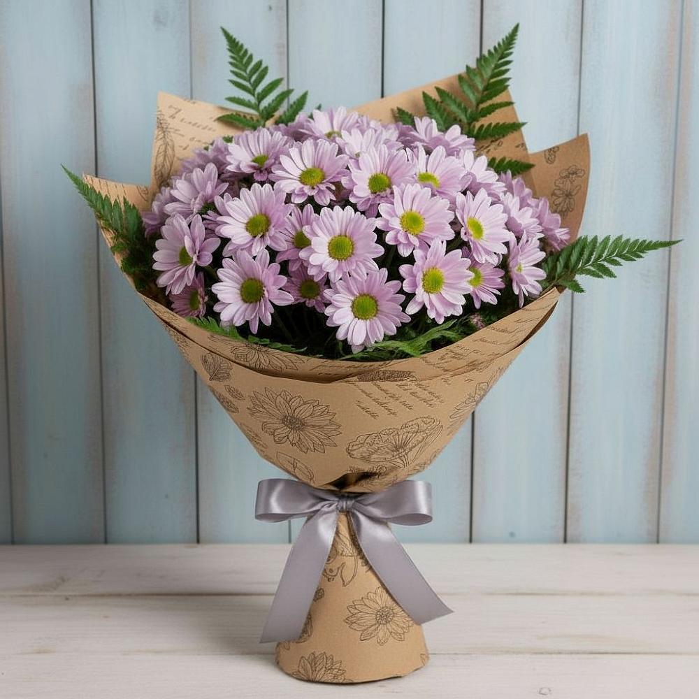 Букет цветов из: Хризантемы в Кольцово Свердловская область