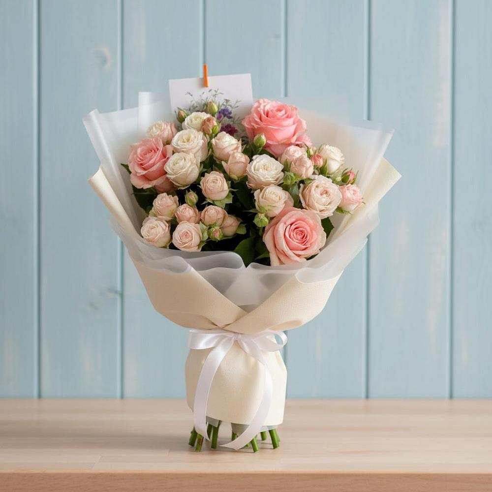 Букет цветов из: Розы в Кольцово Свердловская область