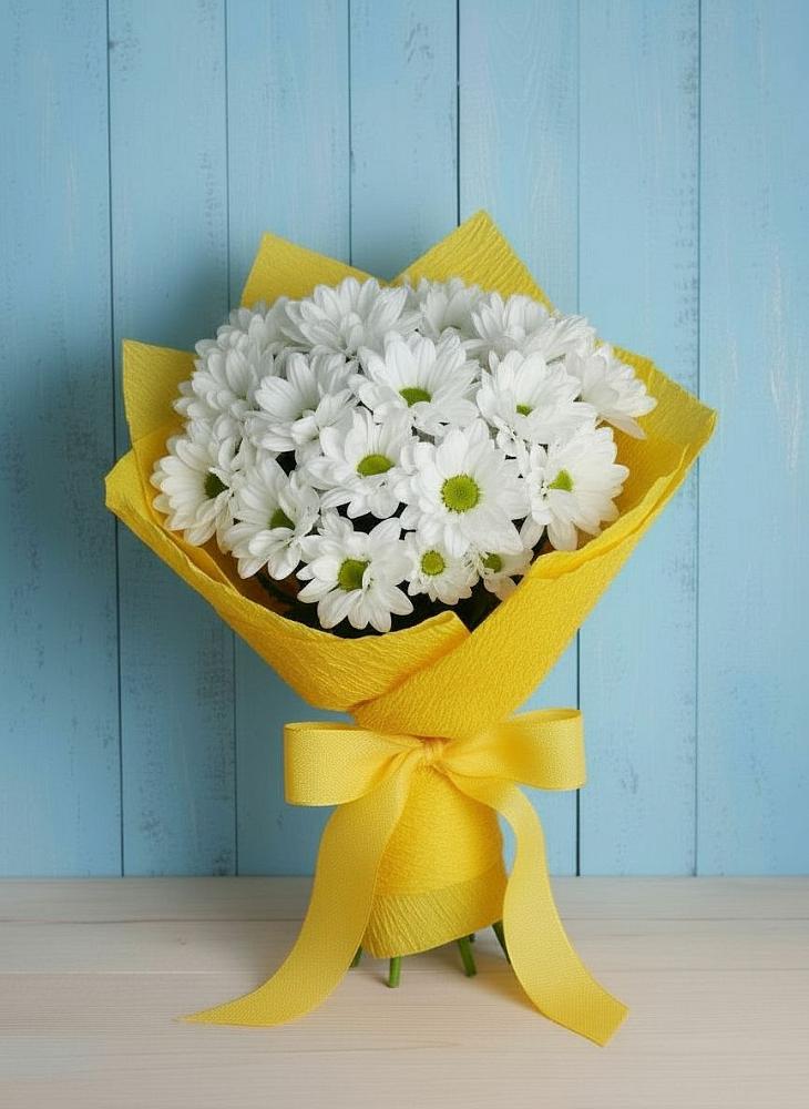 Букет цветов из: Хризантемы в Кольцово Свердловская область