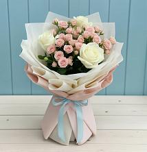 Букет цветов из:  Розы в Кольцово Свердловская область