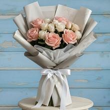 Букет цветов из:  Розы #REPLACE_PRED# Кольцово Свердловская область