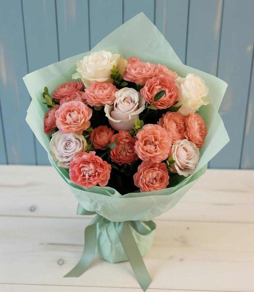 Букет цветов из: Розы в Кольцово Свердловская область