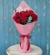 Букет цветов из:  Розы в Кольцово Свердловская область