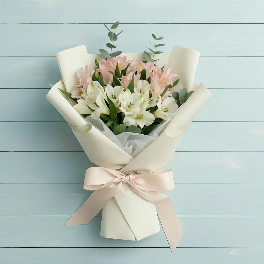 Букет цветов из: Альстромерии в Кольцово Свердловская область