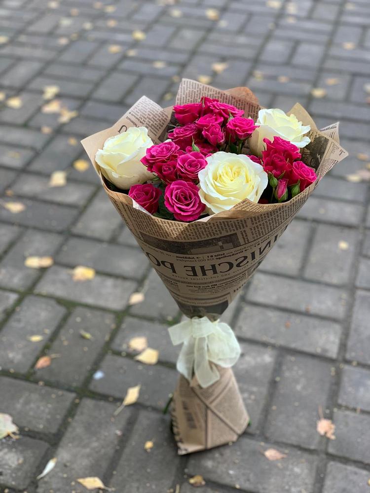 Букет цветов из: Розы в Кольцово Свердловская область