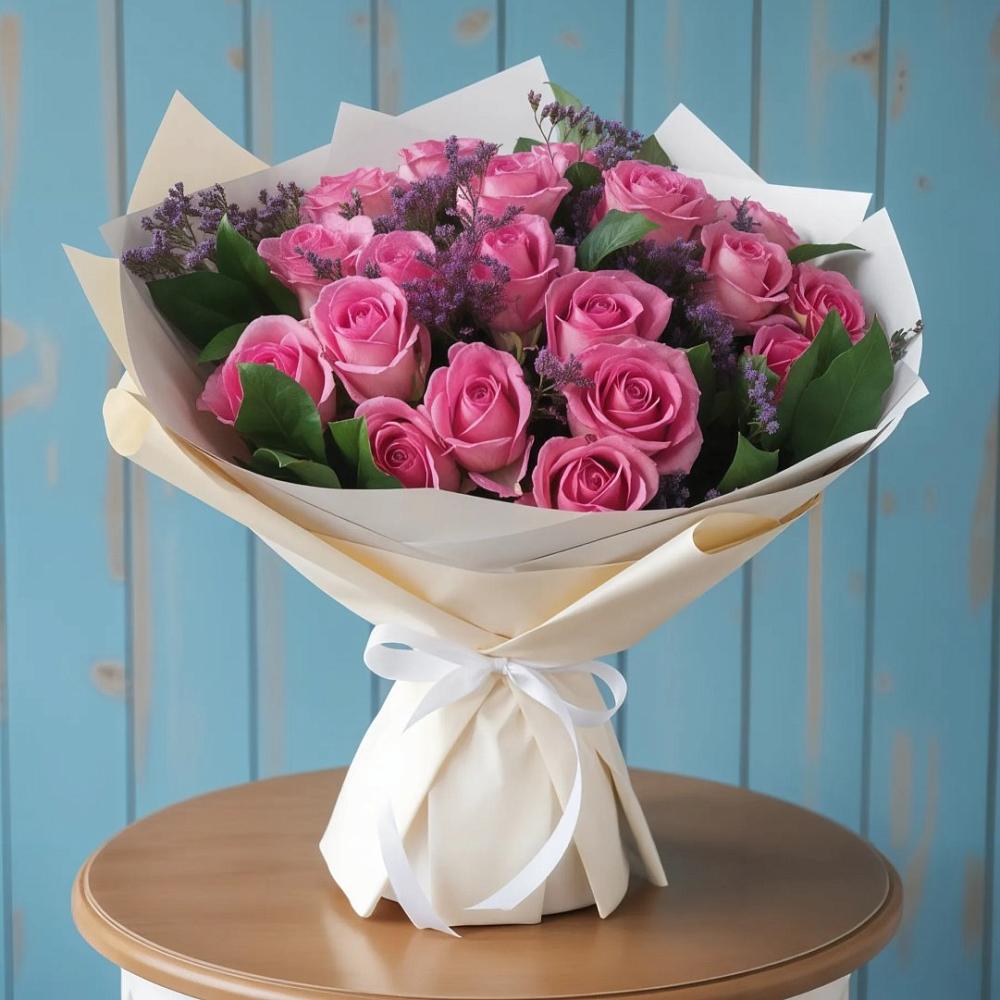 Букет цветов из: Розы в Кольцово Свердловская область