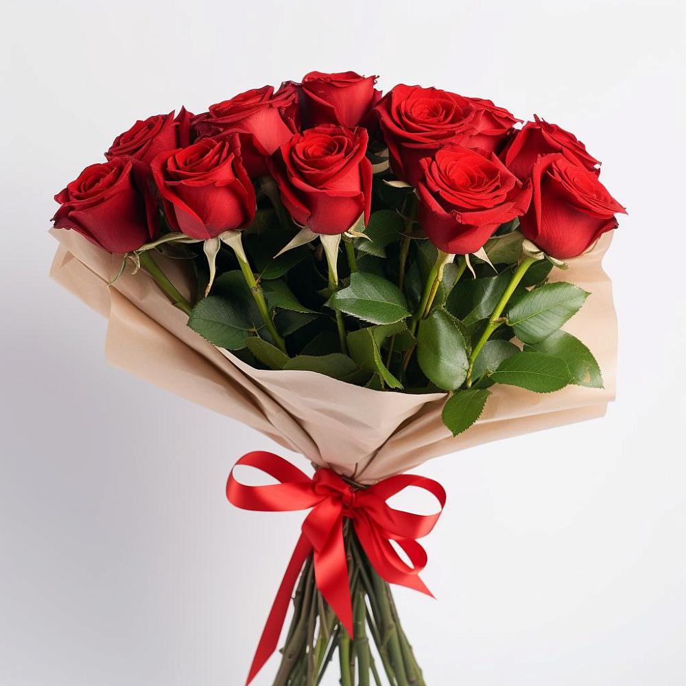 Букет 11 Красных роз Эдлесс Лав в Кольцово Свердловская область